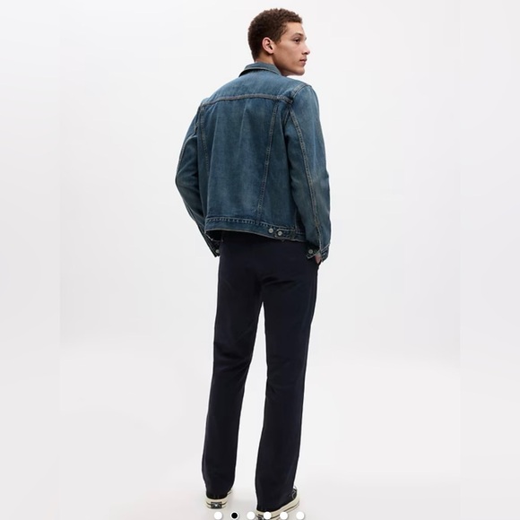 NWT Gap Men’s Navy  Modern Straight Khakis - Picture 2 of 8